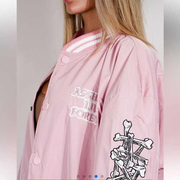 Assholes live forever, bomber jacket L (2400) NEW - Picture 4 of 5